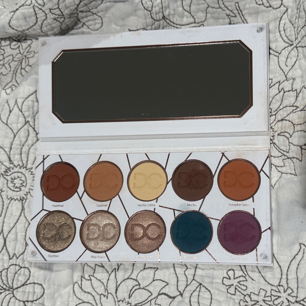 Dominique Eyeshadow Palette - Caramel, Vanilla, Mocha, Pumpkin, Espresso